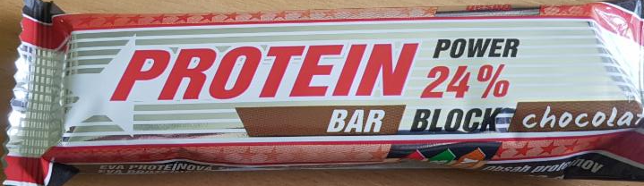 Fotografie - Protein Bar Power 24% Block Chocolate
