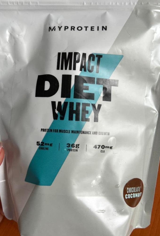 Fotografie - Impact Diet Whey Protein Chocolate Coconut Myprotein