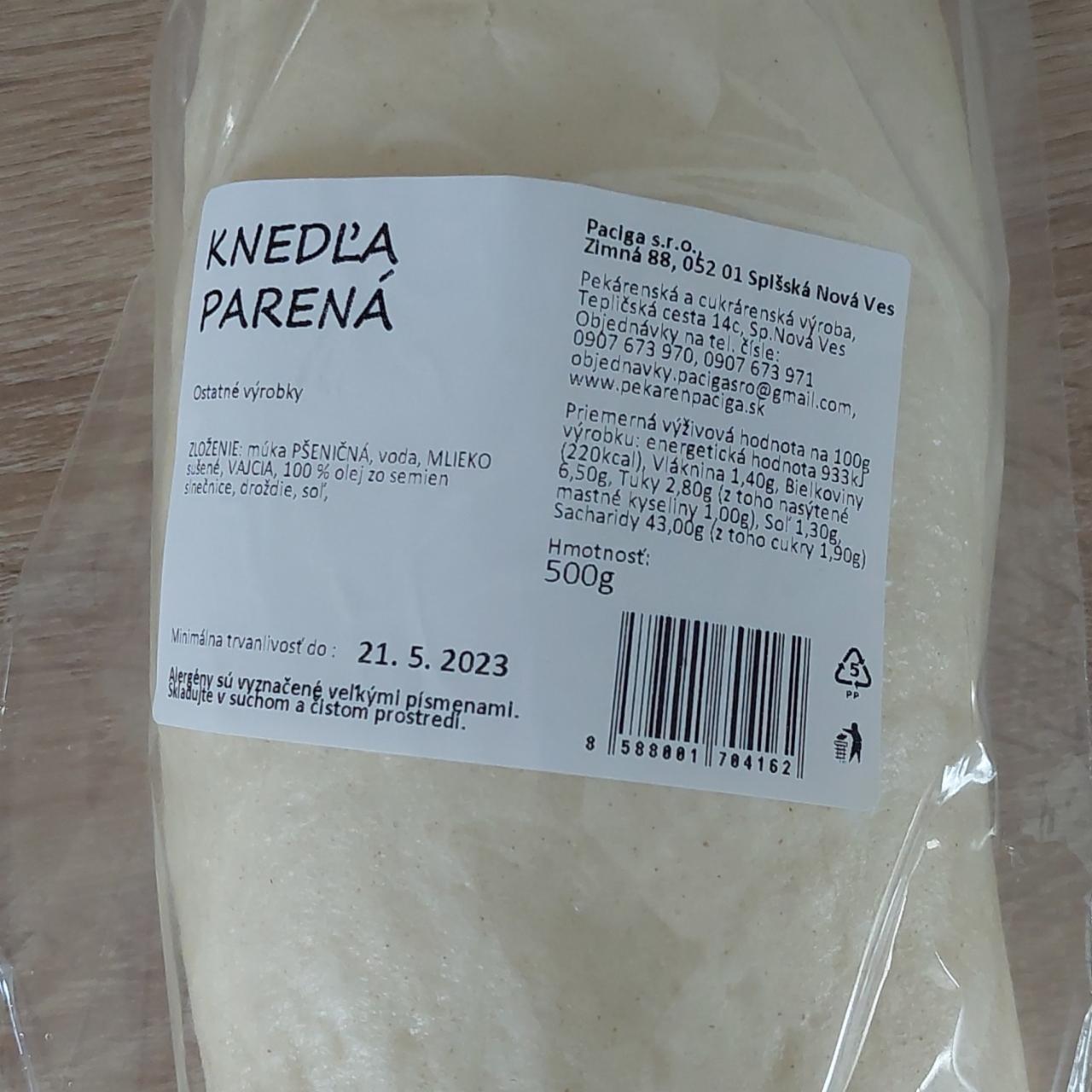 Fotografie - Knedľa parená Paciga