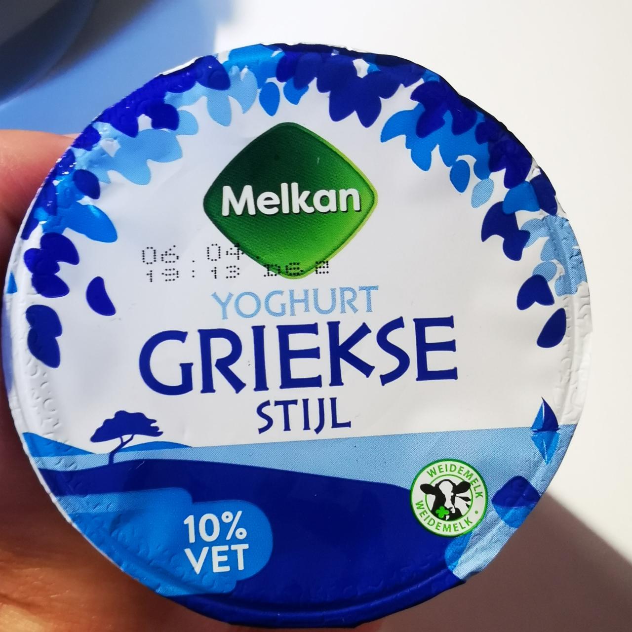 Fotografie - Yoghurt Griekse Stijl 10% Vet Melkan