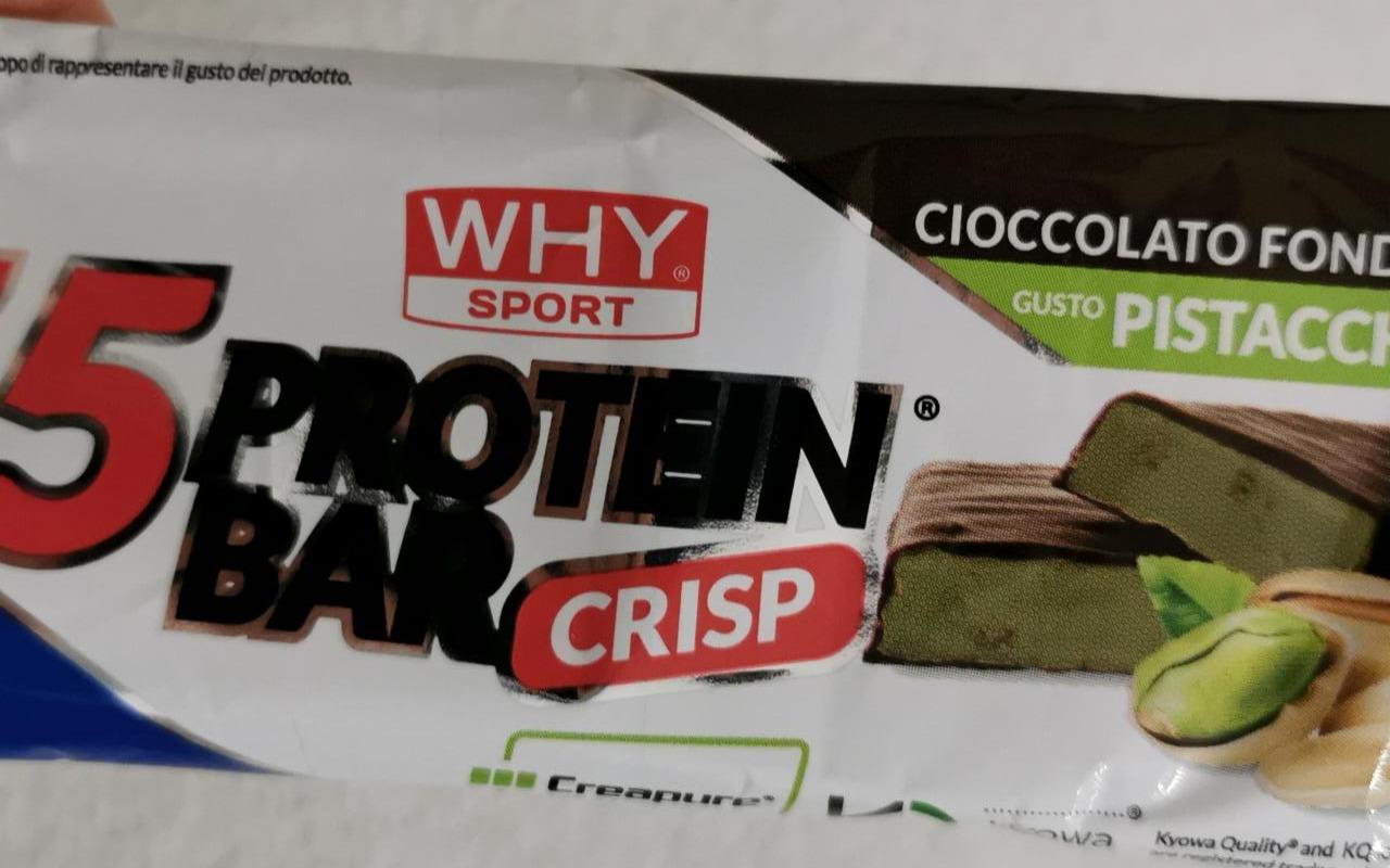 Fotografie - Protein bar Crisp Pistacchio Why Sport