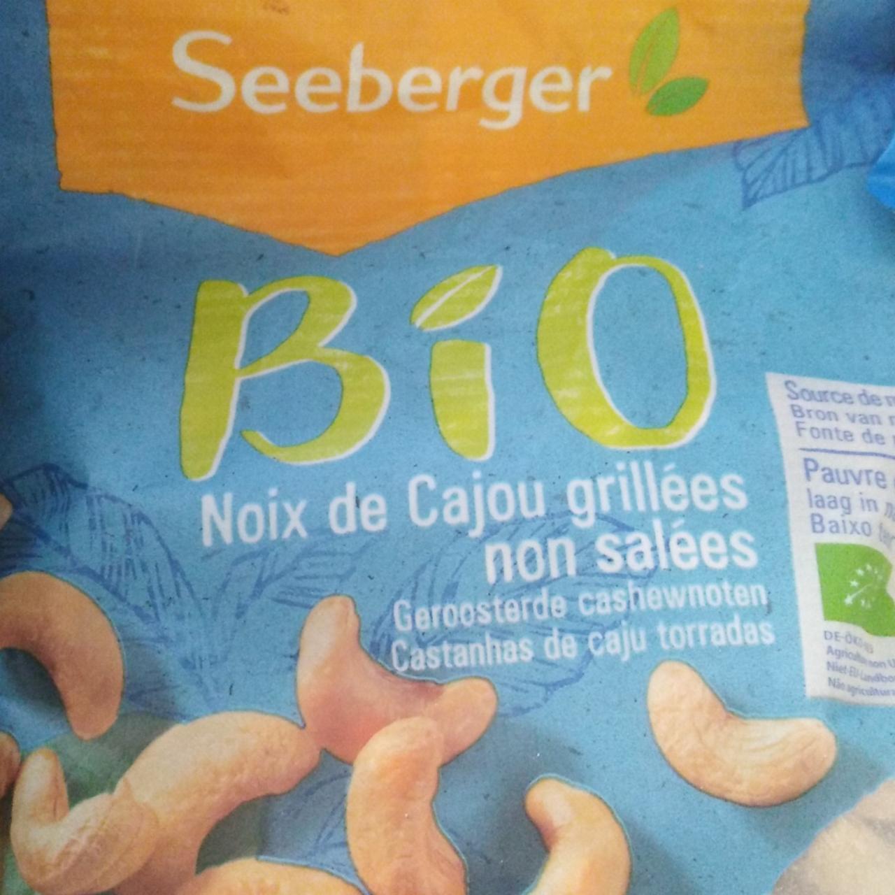 Fotografie - Noix de Cajou grillées non salées Seeberger Bio