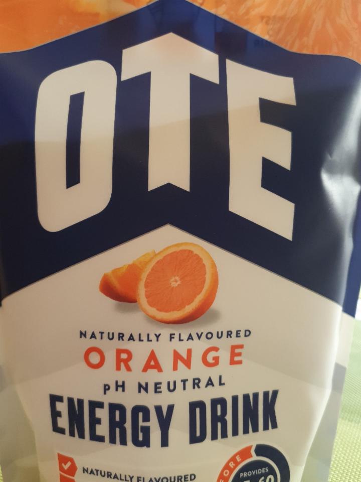 Fotografie - OTE energy drink orange