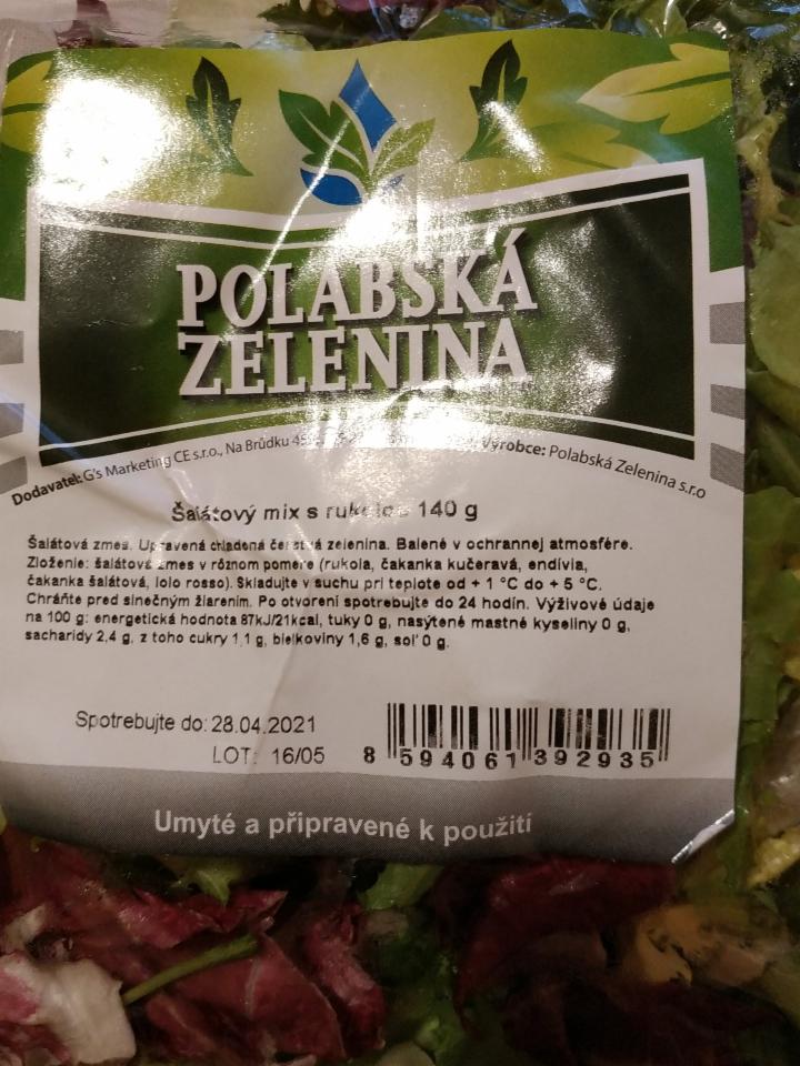 Fotografie - Šalátový mix s rukolou Polabská zelenina