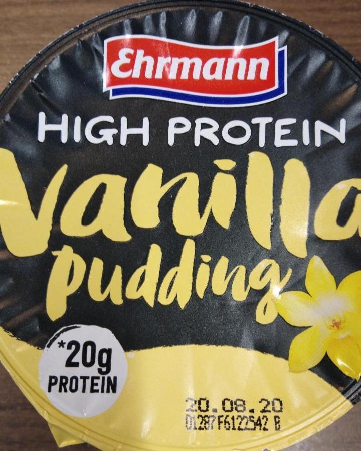 Fotografie - High protein pudding vanilla Ehrmann