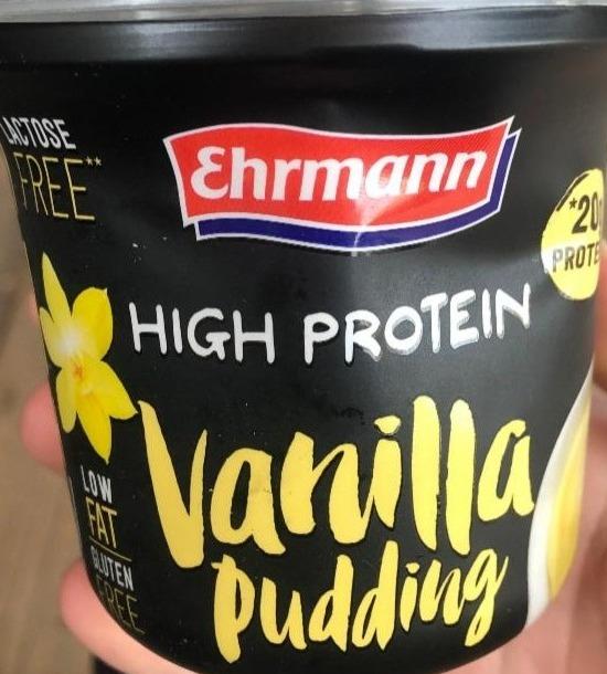 Fotografie - High protein pudding vanilla Ehrmann