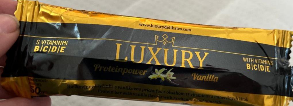 Fotografie - Proteinpower Vanilla Protein bar Luxury