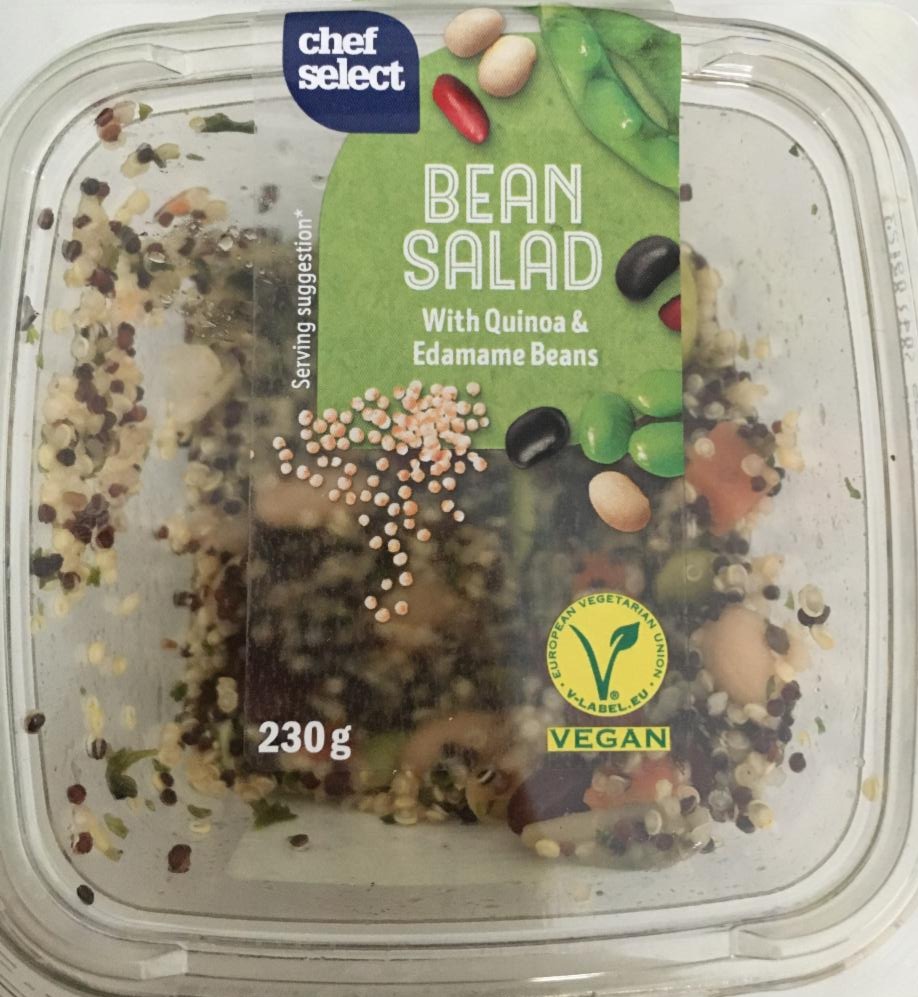 Fotografie - Bean salad with quinoa & edamame beans vegan Chef Select
