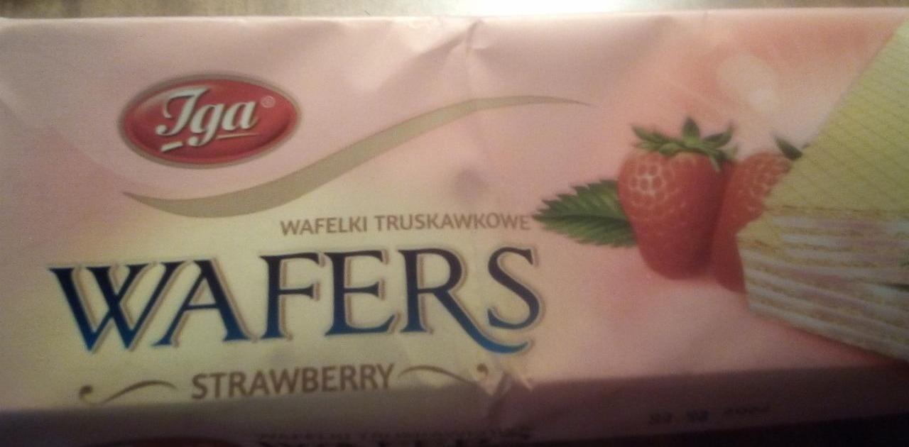 Fotografie - Wafers Strawberry Iga