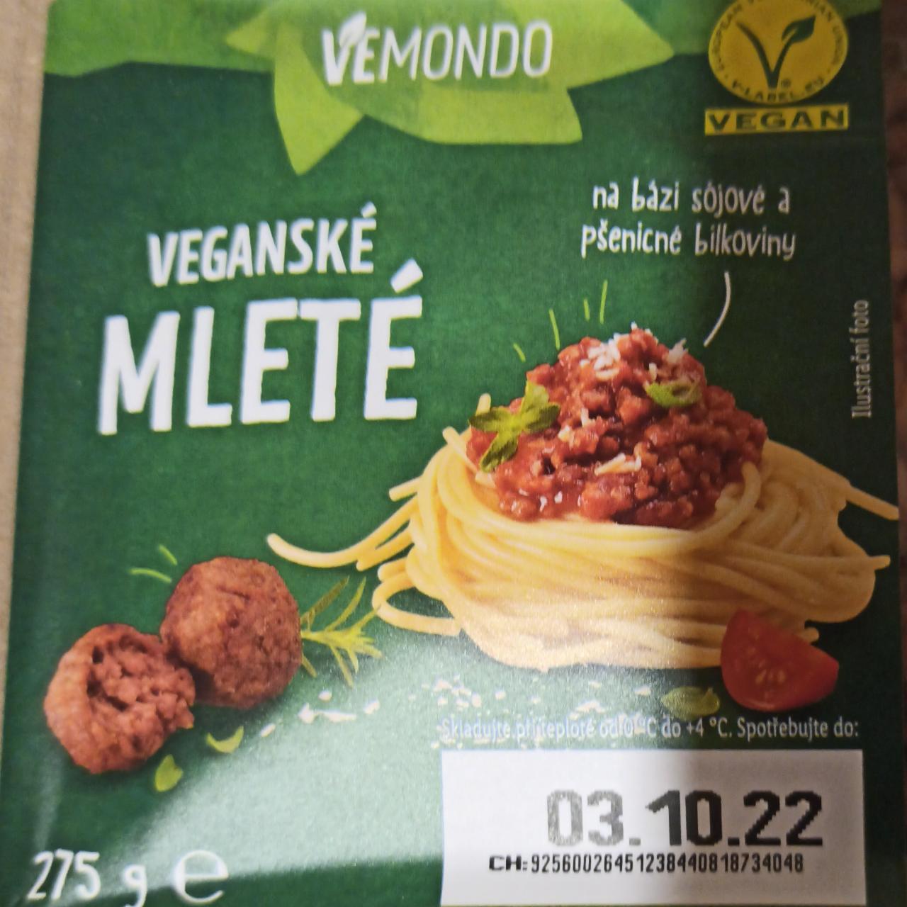 Fotografie - Veganské mleté Vemondo