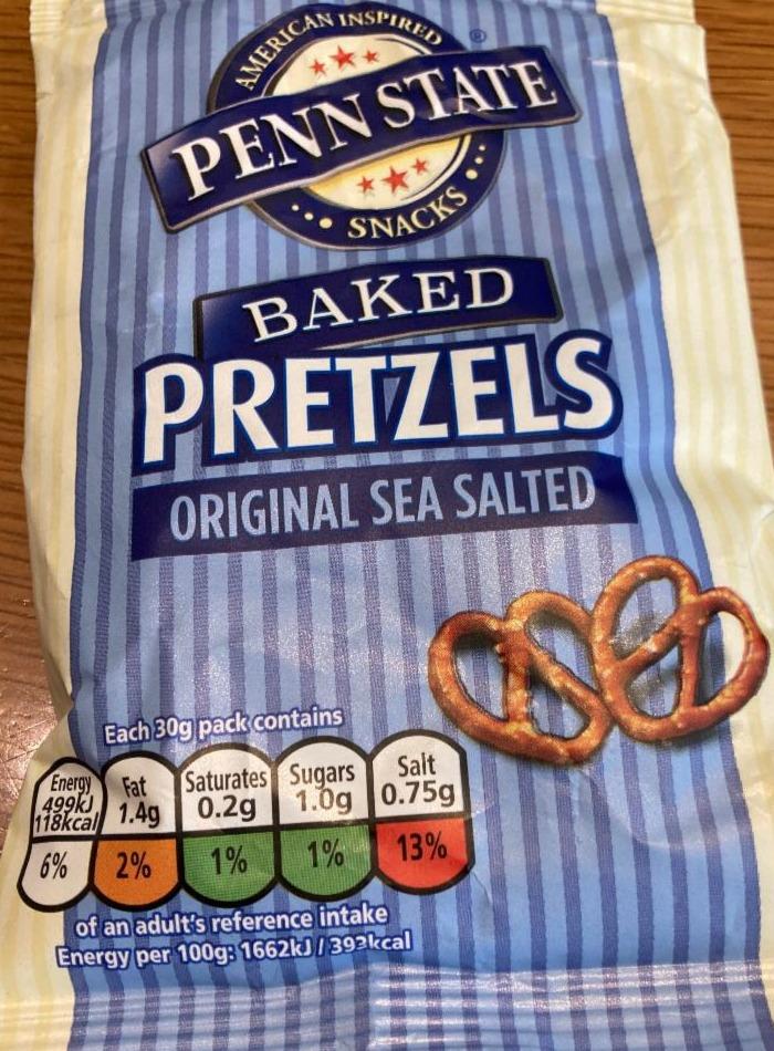 Fotografie - baked pretzels original sea salted