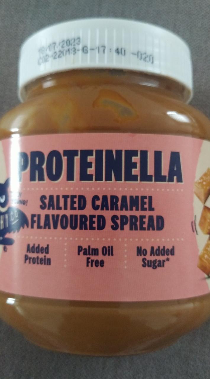 Fotografie - Proteinella Salted caramel flavoured spread