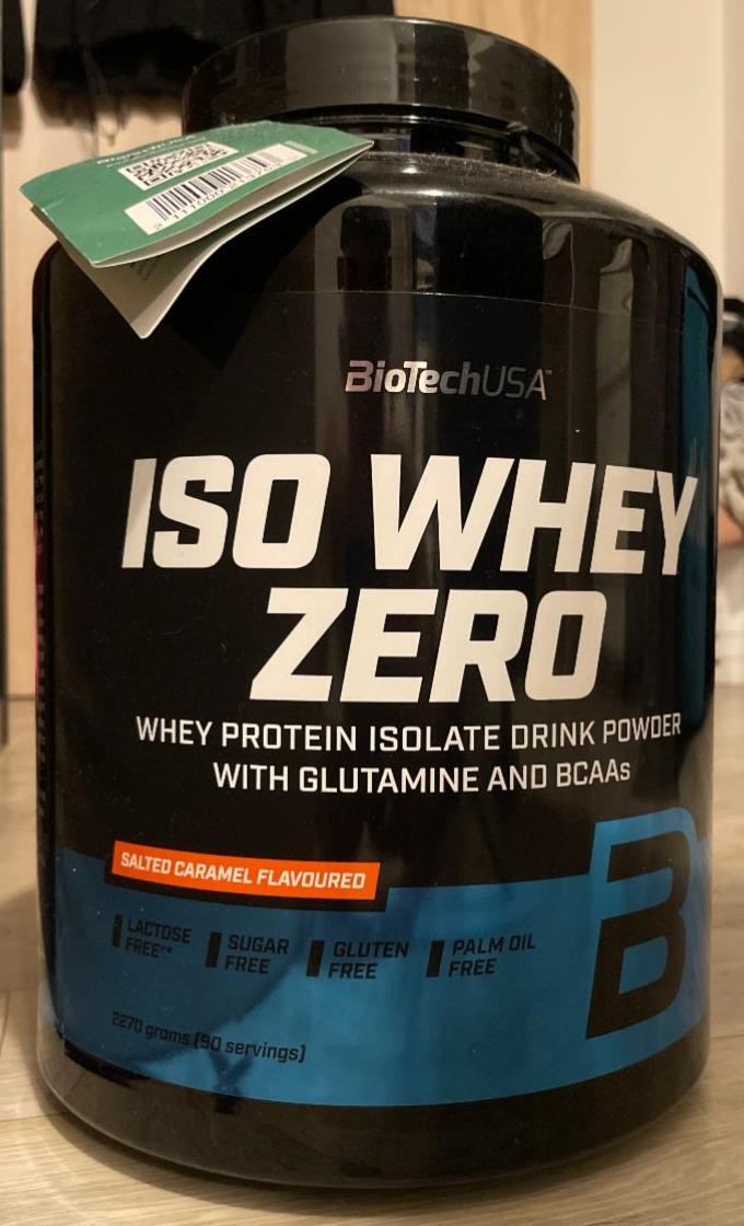 Fotografie - Iso Whey Zero Salted Caramel BiotechUSA