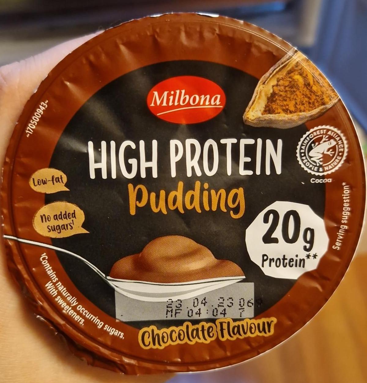 Fotografie - High Protein Pudding Chocolate Flavour Milbona