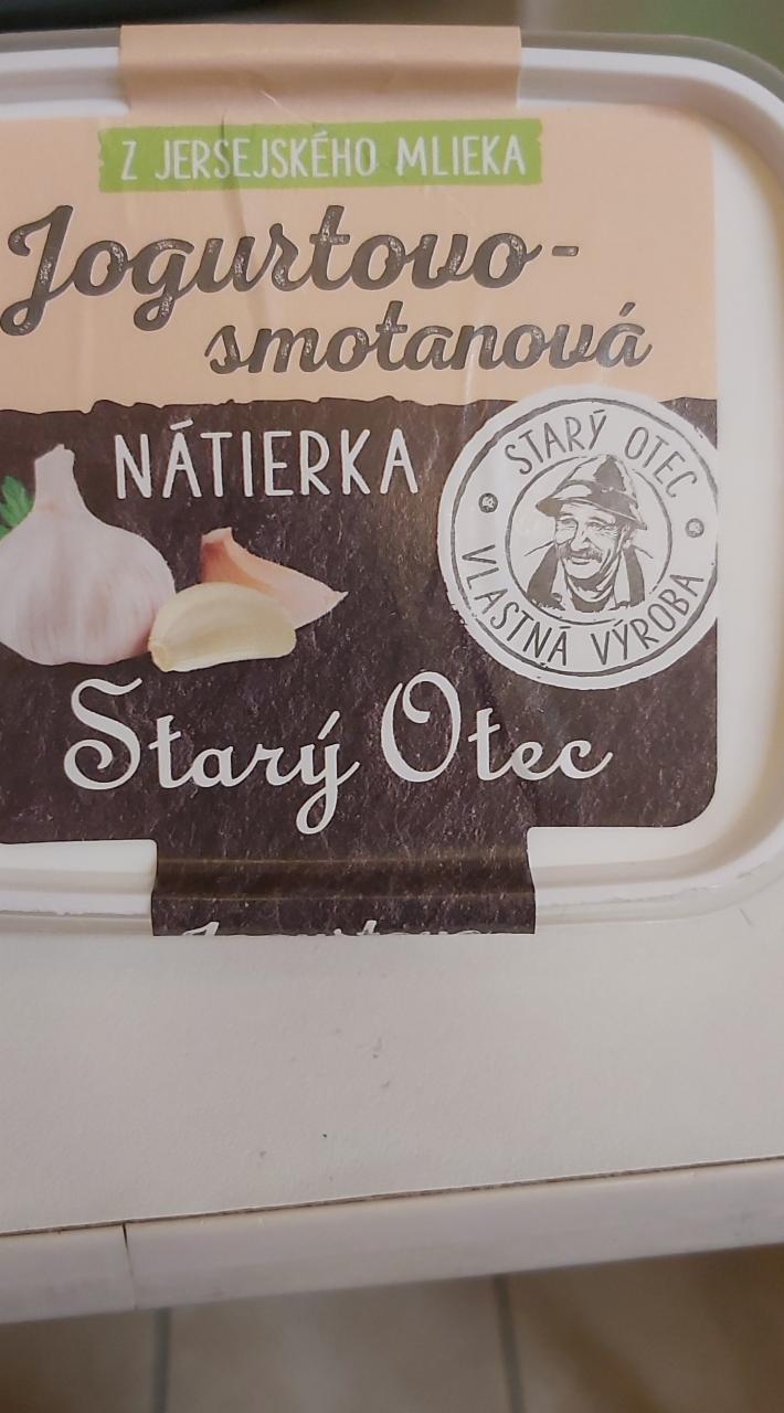 Fotografie - jogurtovo smotanova natierka cesnak Stary Otec