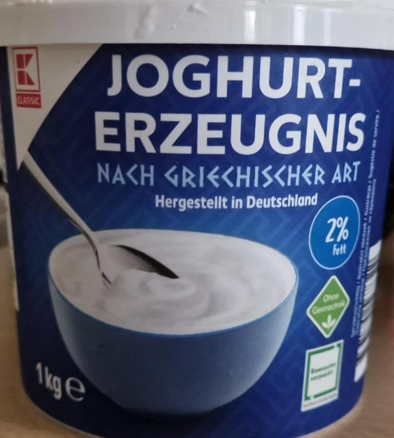 Fotografie - Joghurt-erzeugnis nach Griechischer art 2% K-Classic