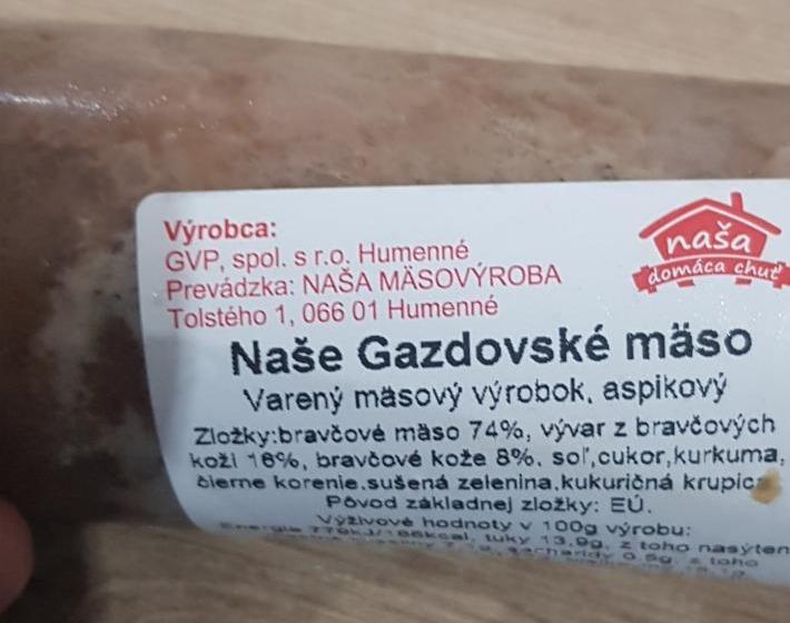 Fotografie - naše gazdovske mäso