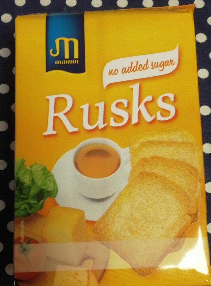 Fotografie - Rusks no added sugar Mamut