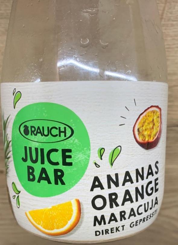 Fotografie - rauch juice bar ananas orange maracuja