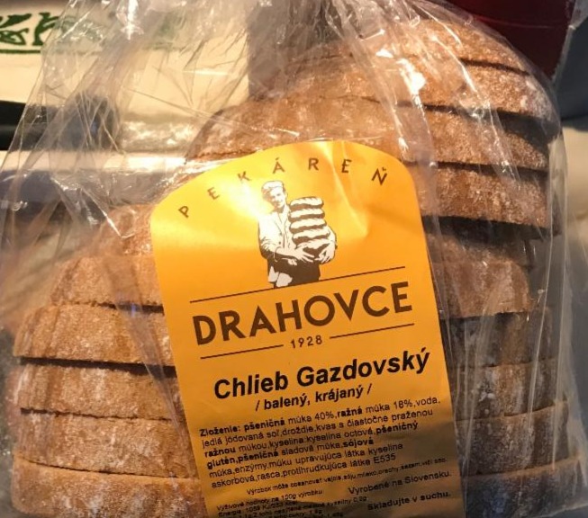 Fotografie - chlieb gazdovský Drahovce