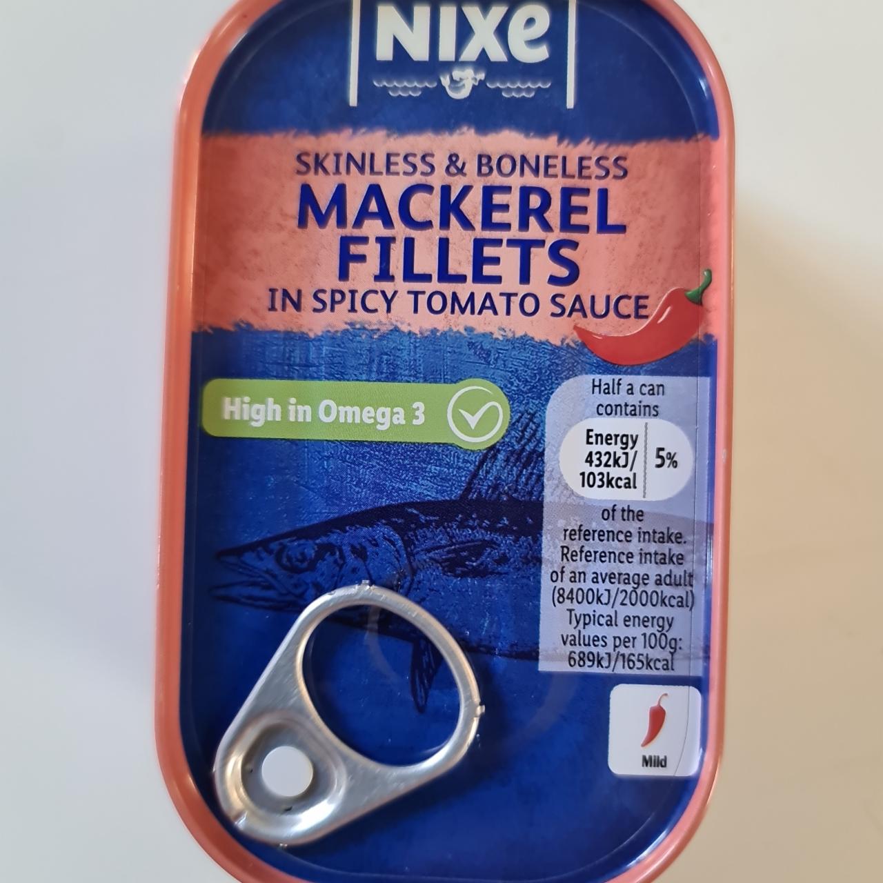Fotografie - Mackerel Fillets in spicy tomato sauce Nixe