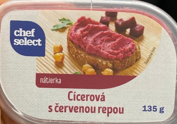 Fotografie - Nátierka Cícerová s červenou repou Chef Select