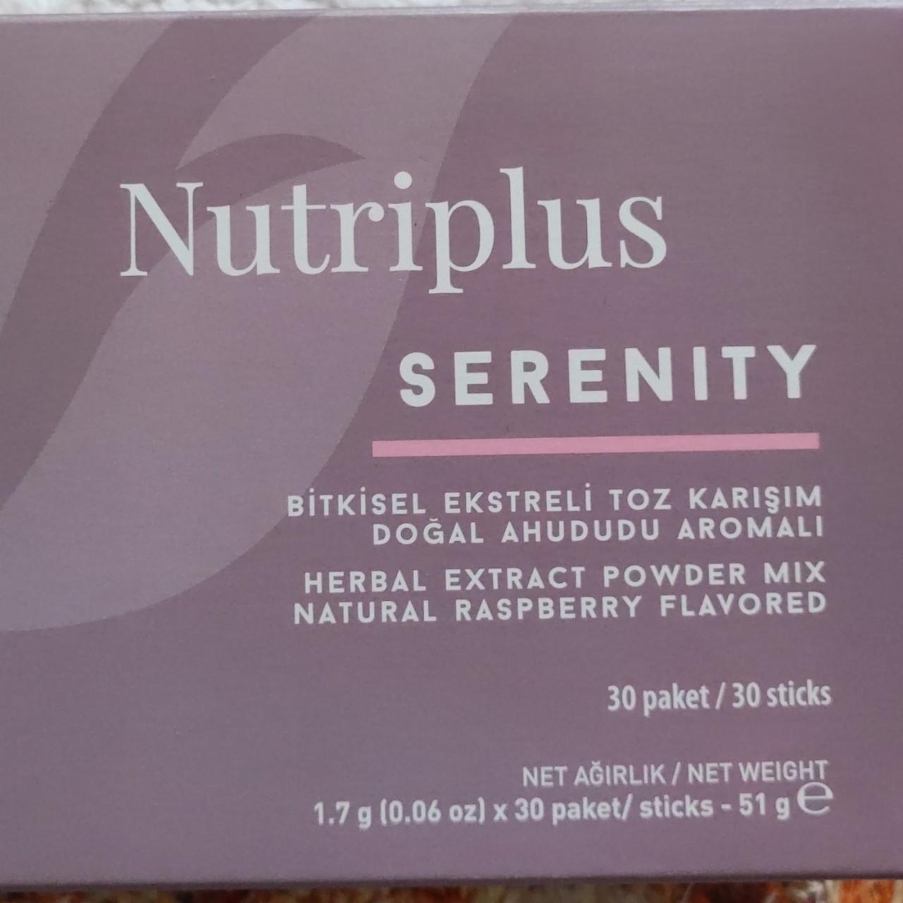 Fotografie - Serenity Natural Raspberry Flavored Nutriplus