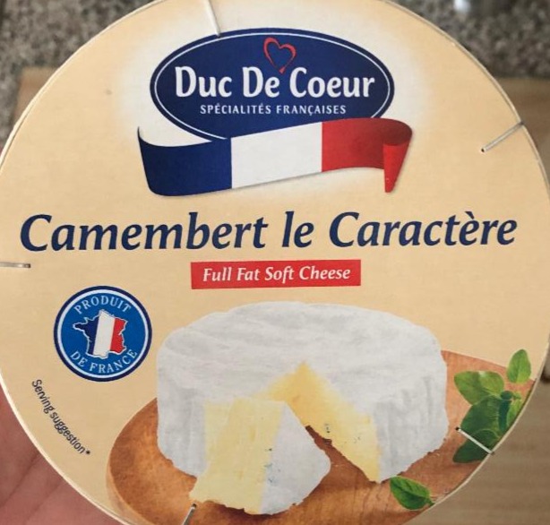 Fotografie - Camembert le Caractére Duc De Coeur