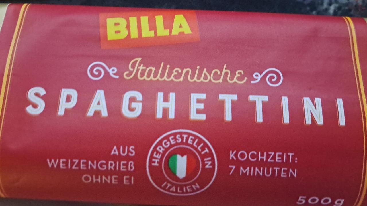 Fotografie - Spaghettini Billa