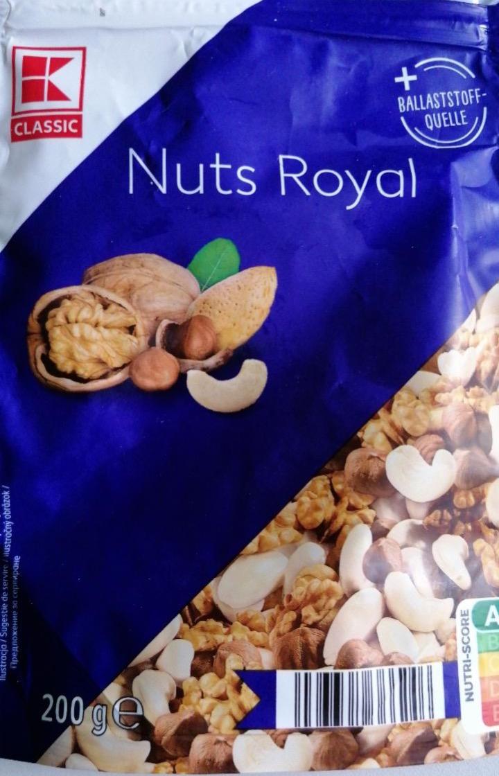 Fotografie - oříšky směs royal nuts K-Classic Kaufland