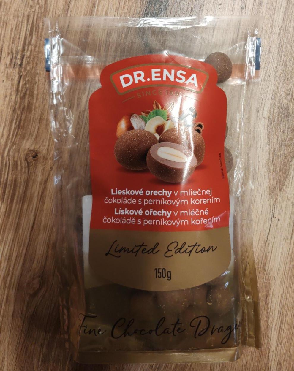 Fotografie - Lieskové orechy v mliečnej čokoláde s perníkovým korením Dr.Ensa