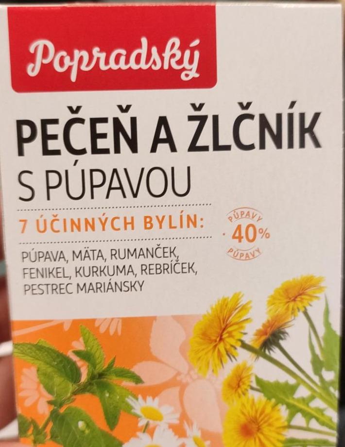 Fotografie - Pečeň a žlčník s púpavou bylinný čaj Popradský