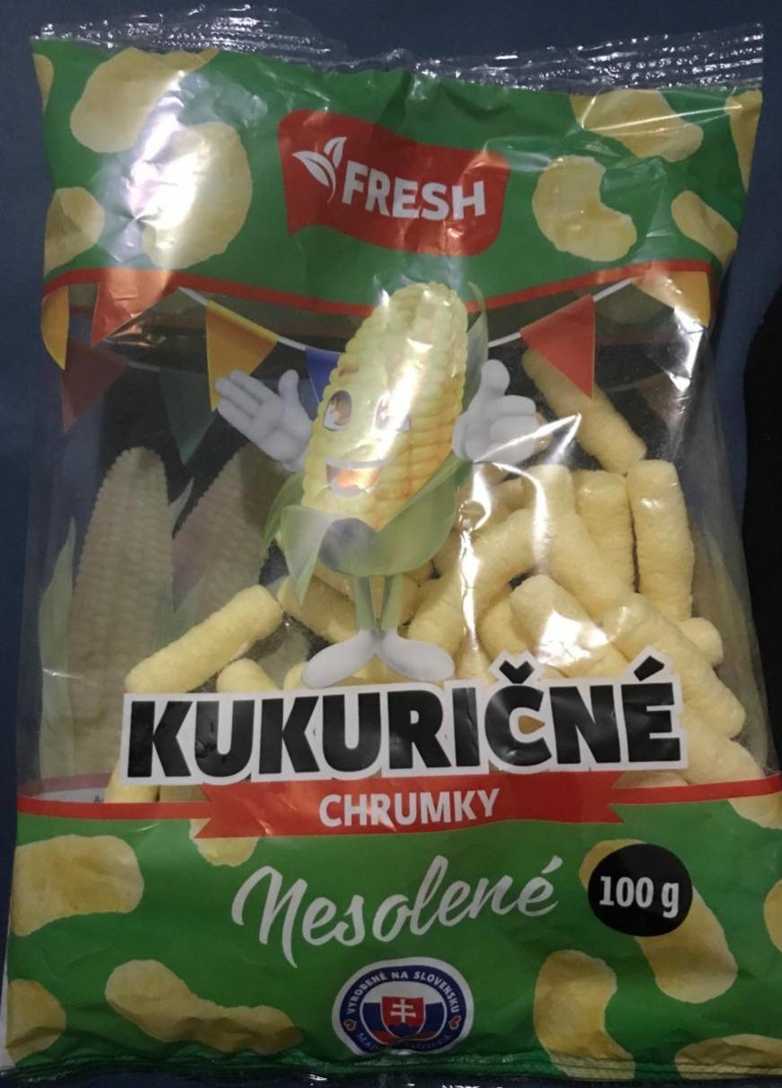 Fotografie - Kukuričné chrumky nesolené Fresh