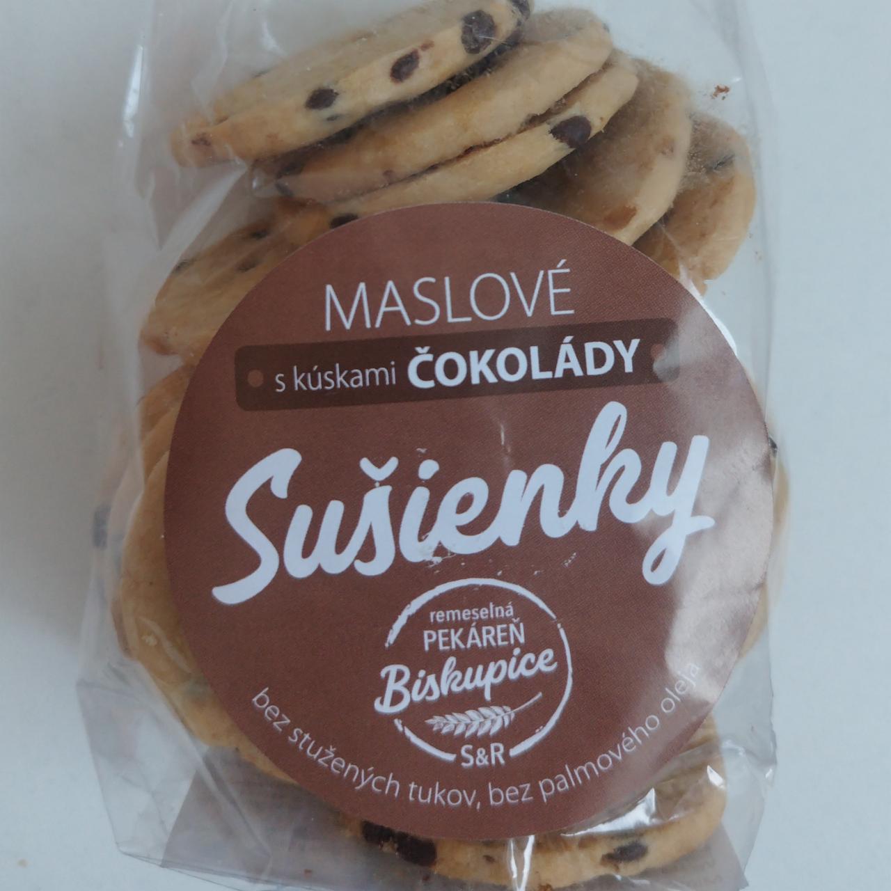 Fotografie - Sušienky Maslové s kúskami čokolády Remeselná pekáreň Biskupice