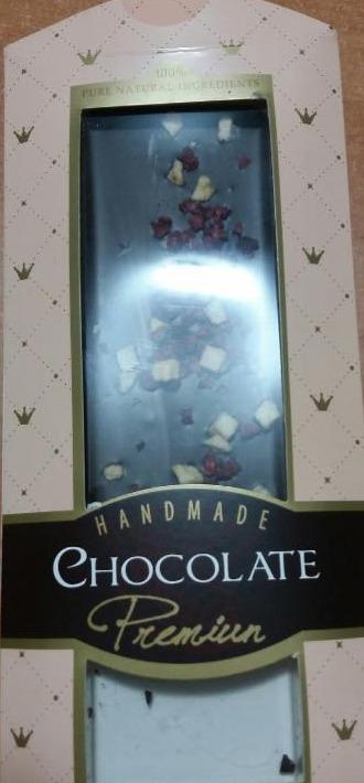 Fotografie - Handmade Chocolate Premium s jablkami a malinami