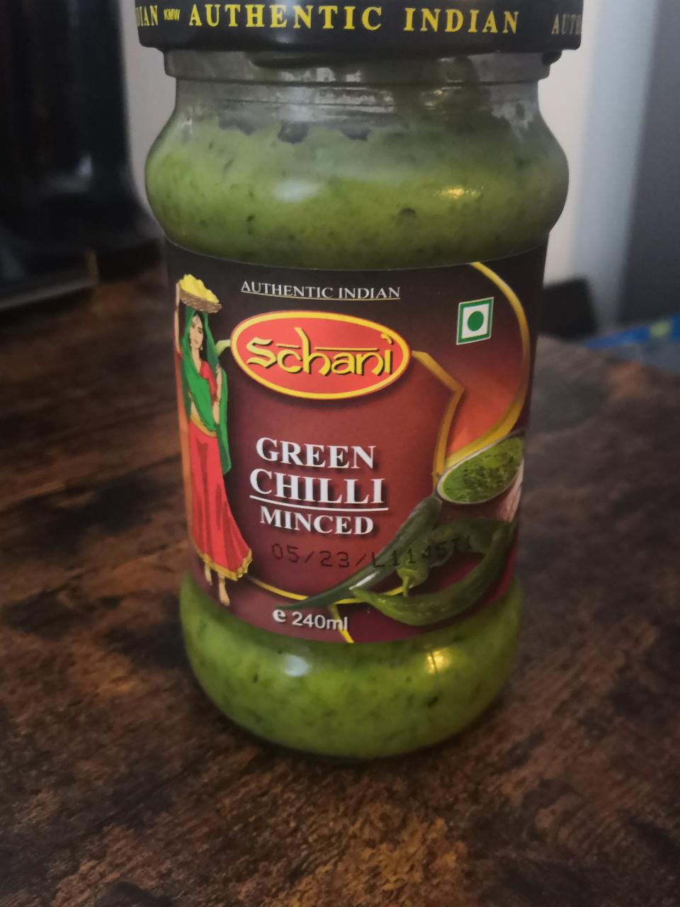 Fotografie - Schani minced green chilli