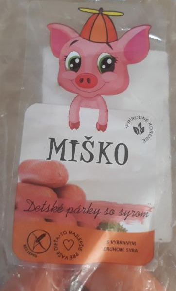 Fotografie - Miško Detské párky so syrom