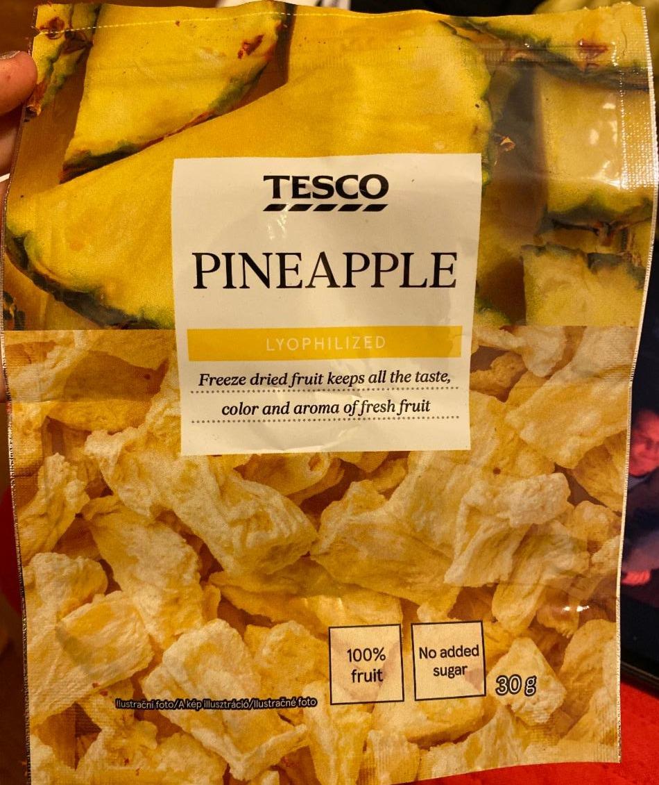 Fotografie - Pineapple lyophilized Tesco