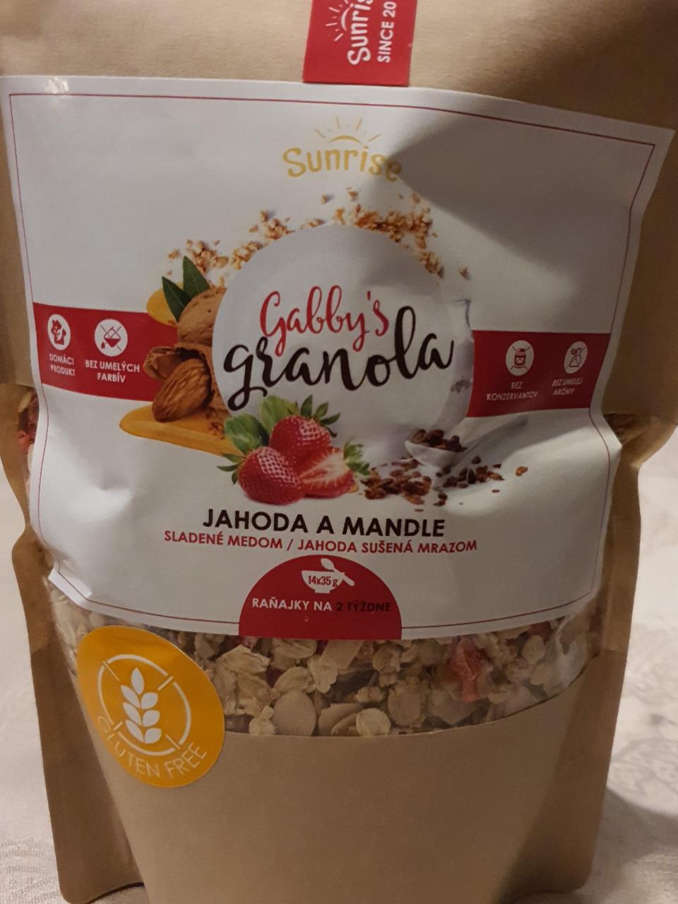 Fotografie - Gabby's granola Jahoda a mandle