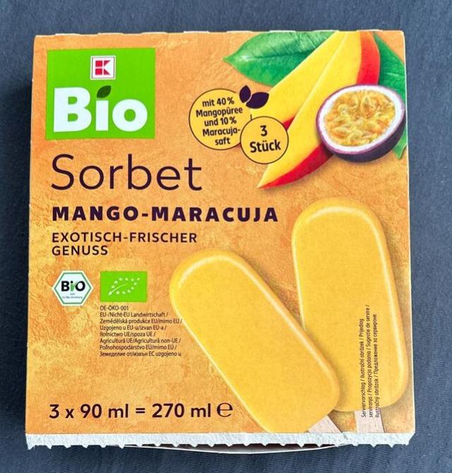 Fotografie - Sorbet Mango - Maracuja K-Bio