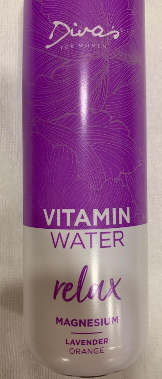 Fotografie - Divas vitamin water relax magnesium lavender orange