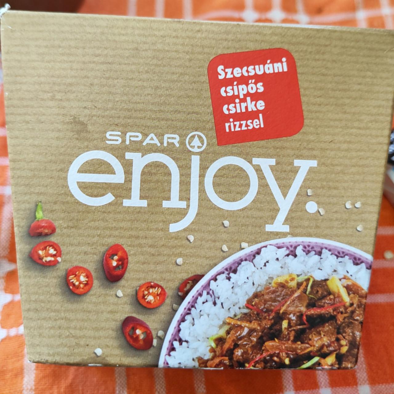 Fotografie - Szecsuáni csípős csirke rizzsel Spar enjoy