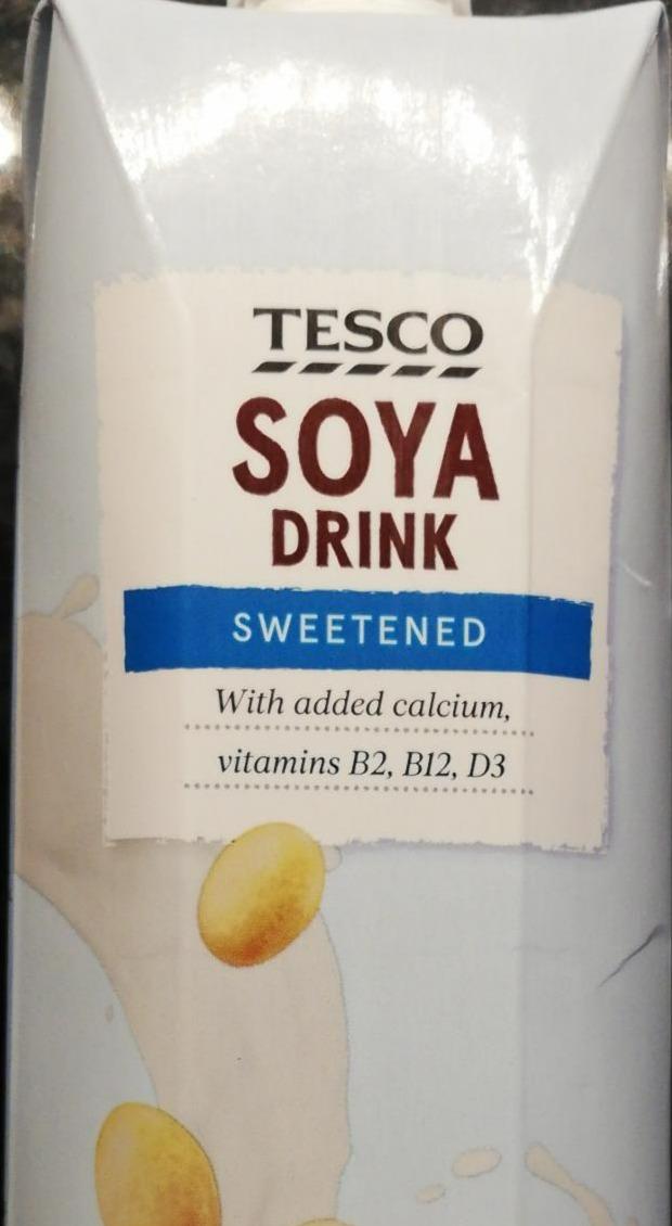 Fotografie - Soya Drink sweetened Tesco