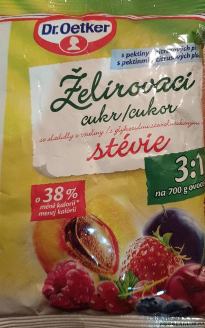 Fotografie - Želírovací cukor s glykocidem stévie Dr.Oetker