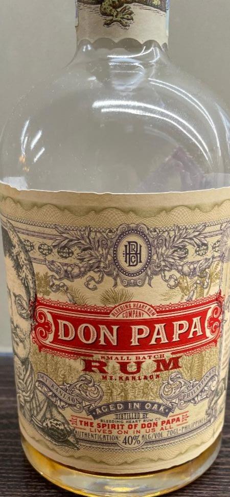 Fotografie - Don Papa Rum 40%