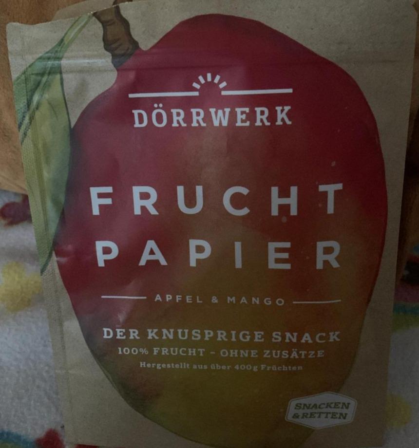 Fotografie - Dörrwerk Frucht Papier Jablko a Mango