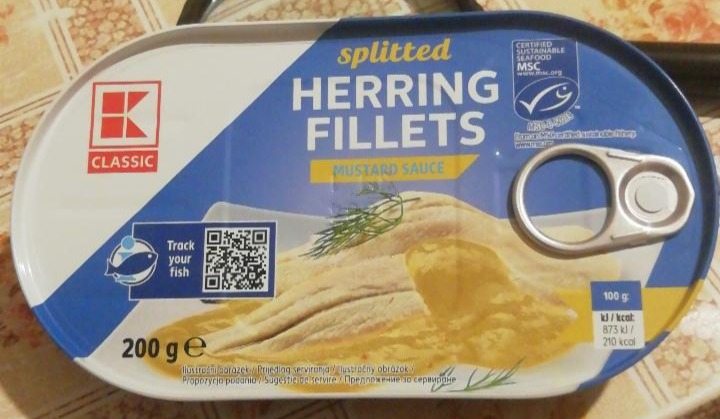 Fotografie - Herring fillets Mustard Sauce K-Classic