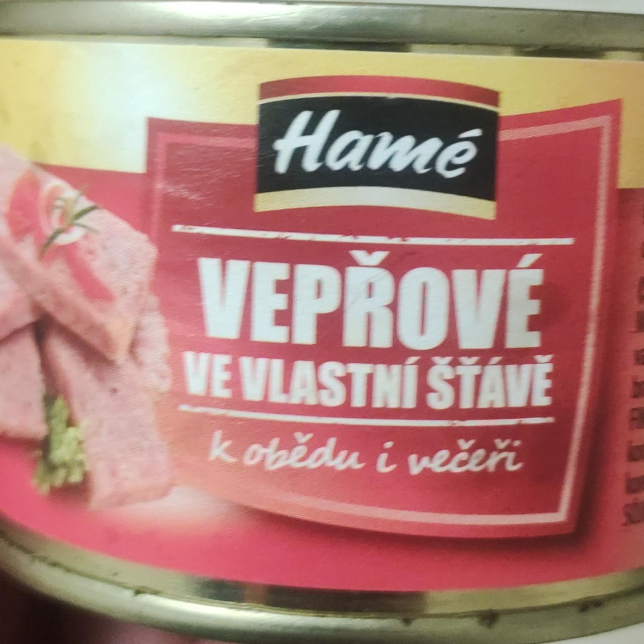 Fotografie - Vepřové ve vlastní šťávě Hamé