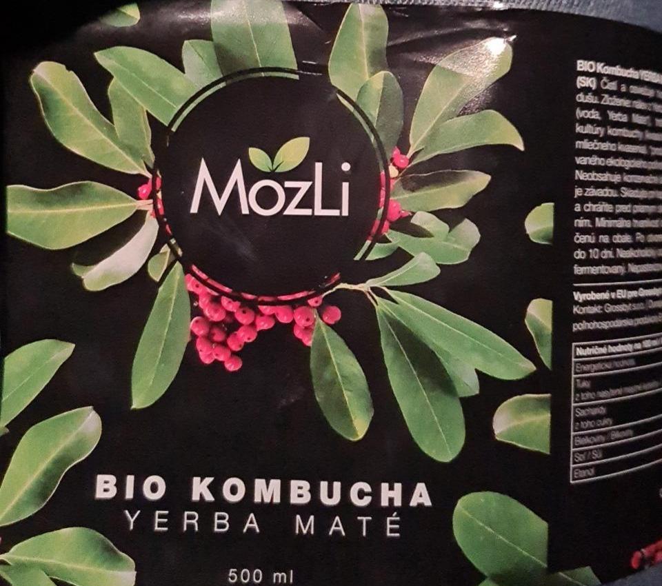 Fotografie - Mozli bio kombucha yerba maté