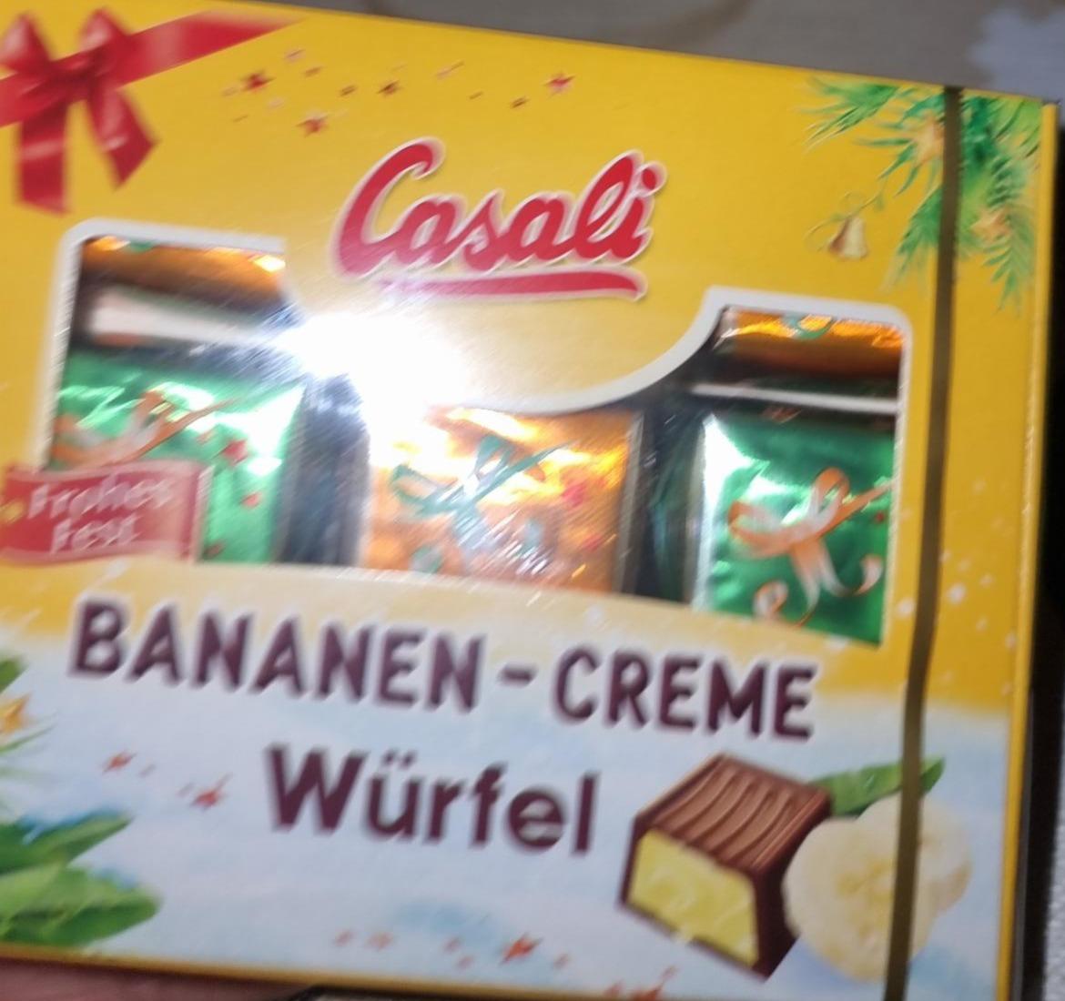 Fotografie - Bananen - creme würfel Casali